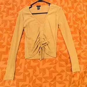 Rue 21 Camel brown long sleeve top